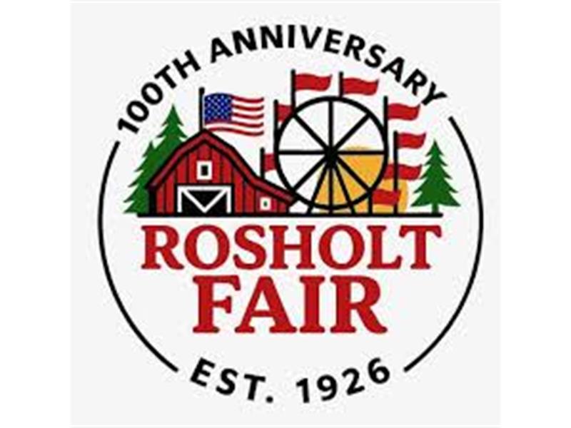 Logo for 2026 Portage County Rosholt Fair